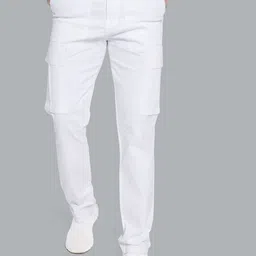 DIVISIVE Men Relaxed Straight Leg Easy Wash Cargos Trousers-image-64