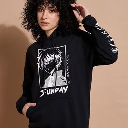 TABADTOD Women Graphic Printed Hooded Sweatshirt with Kangaroo Pockets-picture-6