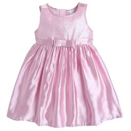 Funshine Girls Embellished Satin Fit & Flare Dress-image-67