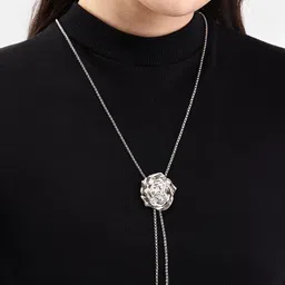 DressBerry Chain with Rose Design Pendant-32
