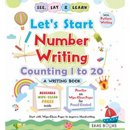 Writing Book Let's Start Numbers Writing Book - English-13