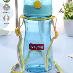 Babyhug Straw Sipper Blue - 400 ml-image-46