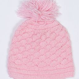 USHA ENTERPRISES Pom Pom Detailing Cap - Baby Pink-image-7