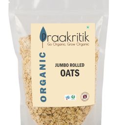 Praakritik Organic Jumbo Rolled Oats - 500 gm-image-83