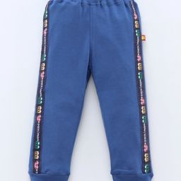 WOW Full Length Lounge Pant Car Print - Blue-image-88