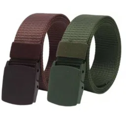 Niddleman Men Pack Of 2 Woven Design Belt-picture-52