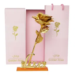 INTERNATIONAL GIFT 3 Pcs Pink Rose With Love Stand Gift Set-picture-51