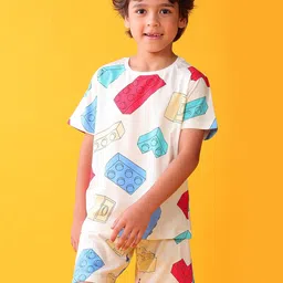 Anthrilo Boys Printed Night suit-10
