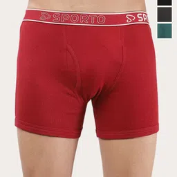 Sporto by Macho Men Pack Of 4 Anti-Rash Short Trunks Sprto_M1030-B1-CH1-Prt1-R1-L-picture-6