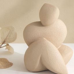Home Centre Beige Ceramic Figurine Showpiece-image-11