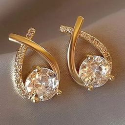 Alonzo Artificial Stones Studded Contemporary Studs-image-70