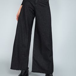 The Roadster Lifestyle Co Women Wide Leg No Fade Jeans-image-22