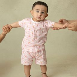 Dear Little Unisex Kids Striped Shorts-image-77