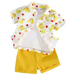StyleCast x Revolte Boys Printed Shirt with Shorts-picture-9