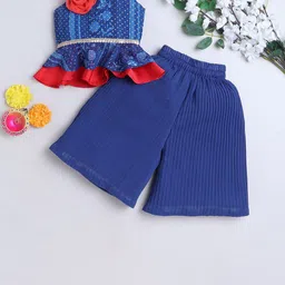 MANY FROCKS & Girls Floral Printed A-Line Kurti With Palazzos-image-41
