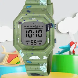 Kool Kidz Unisex Kids Dial & Straps Digital Watches Kool Kidz Unisex Digital Watch KK 278 GR-13
