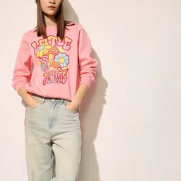 ONLY Women Printed Pullover Sweatshirt-image-57