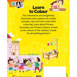 om books international Activity book Smart Brain Right Brain Art Level 1 Learn to Colour - English image 2