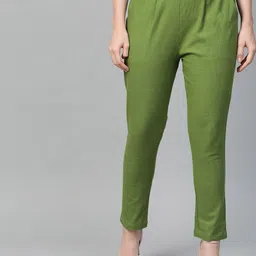 YASH GALLERY Women Pleated Trousers-image-65