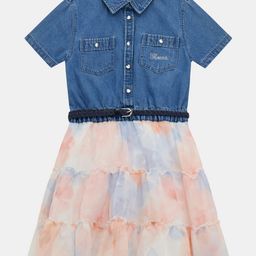 GUESS kids Print Fit & Flare Dress-image-23