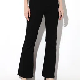 ONLY Women Flared Mid-Rise Clean Look Stretchable Jeans-image-6