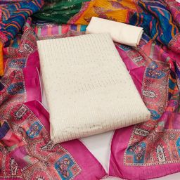 Rangtulika Ethnics Embellished Unstitched Dress Material-picture-16