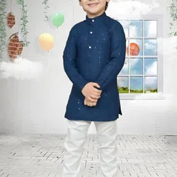 Go Berry Boys Kurta with Trousers-image-38
