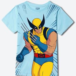 YK Marvel Boys Graphic Printed Round Neck Cotton T-shirt-picture-14