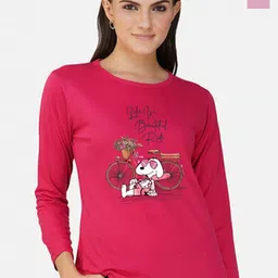 Metronaut Women 2 Printed Bio Finish Applique T-shirt-picture-42