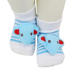 NESKA MODA 6 To 12 Months Cotton Elephant Face Baby Ankle Socks/ Booties-picture-24