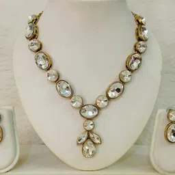 JN HANDICRAFT Copper-Plated Alloy Necklace-26