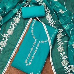 MANVAA Embellished Unstitched Dress Material-image-32