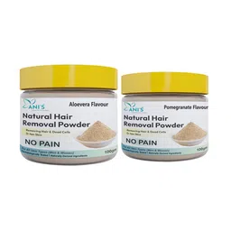 ANI'S Set Of Aloe Vera & Pomegranate Natural Hair Removal Powder - 100g Each-26
