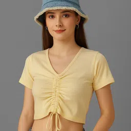 SXV STYLE Women Cotton Crop Top-picture-18