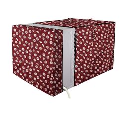 Stylista Red Solid Waterproof Air Conditioner Covers-picture-22