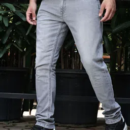 WROGN Men Comfort Slim Fit Mid-Rise Mildly Distressed Jeans-image-29