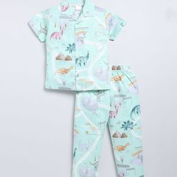 NAUTI KIDZ Boys Printed Pure Cotton Night suit-picture-14