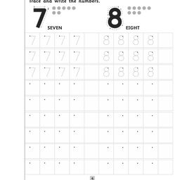 ekas books Writing Book Let's Start Numbers Writing Book - English image 3