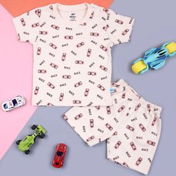 V-Mart Boys Printed T-shirt with Shorts-picture-46