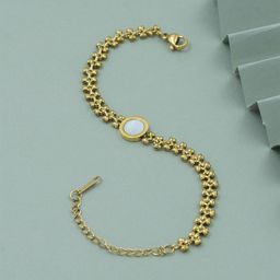 ARTKLIM Women Gold-Plated Link Bracelet-image-76