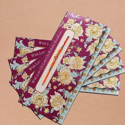 Archies Set Of 4 Rakhis With Mailer & Roli Chawal image 2