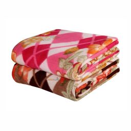bsb home Multicoloured Set of 2 Floral AC Room 120 GSM Single Bed Blanket-33
