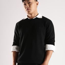 Calvin Klein Jeans Men Regular Fit Ribbed Cotton Pullover-picture-6