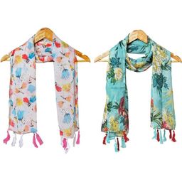 StoleVilla Women Pack Of 2 Printed Stole-image-5