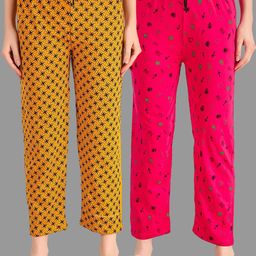 TRENDY WORLD Pack of 2 Printed Pyjamas-image-87
