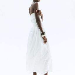 H&M Cotton Bandeau Dress-picture-15