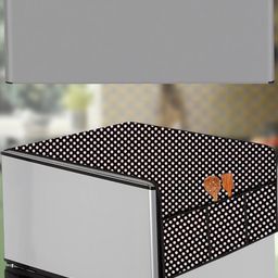 The Furnishing Tree Grey Printed Refrigerator Cover-picture-2