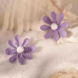 Priyaasi Floral Shaped Beaded Studs-27