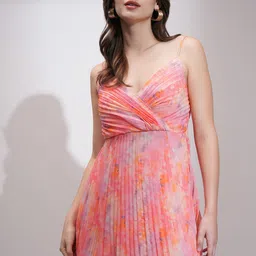 ESPYR By Tokyo Talkies Print Fit & Flare Midi Dress-image-48