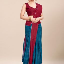 Anouk Ethnic Motifs Pure Cotton Saree-picture-13